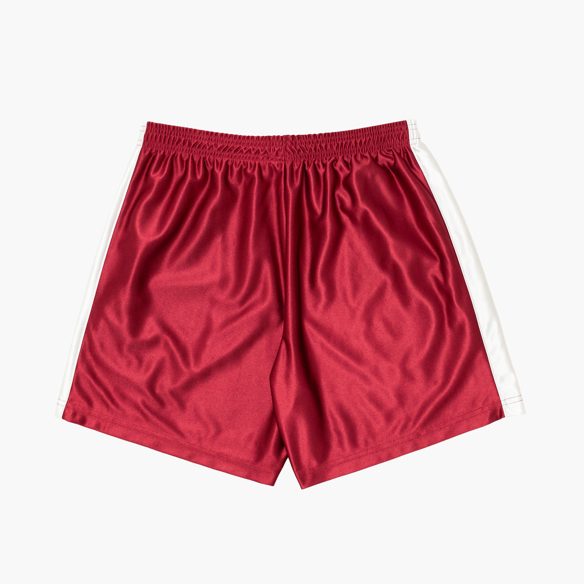 'Monogram' Red Side Stripe Short