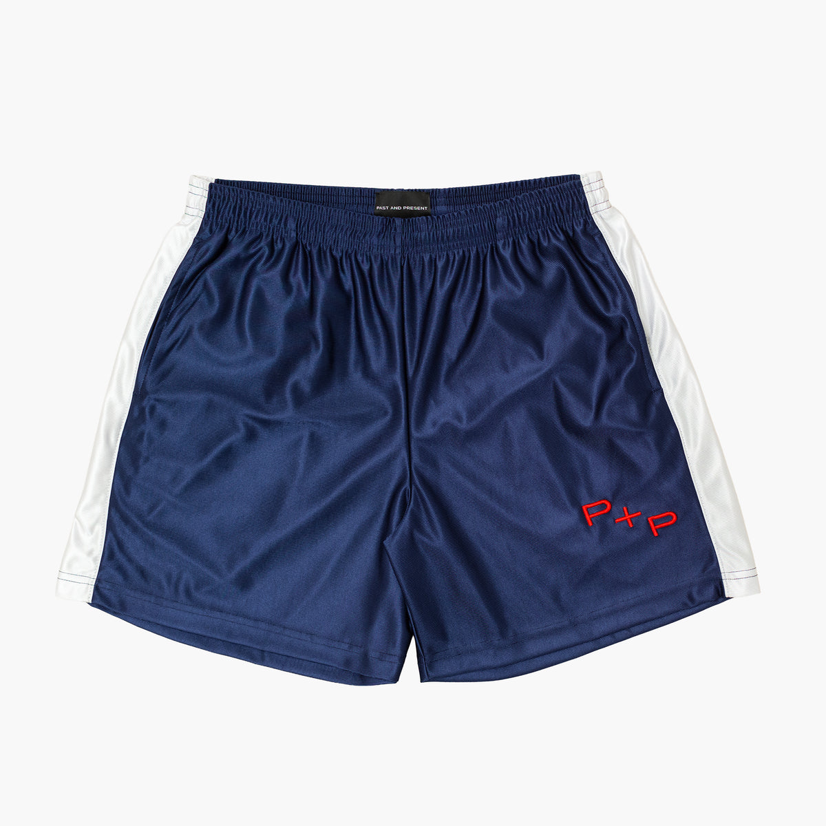 'Monogram' Blue Side Stripe Short