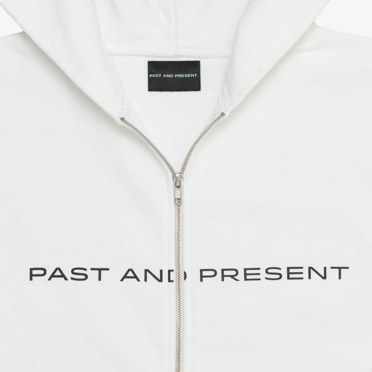 &#39;Shop&#39; Zip Up Sweatshirt (White) [PRE-ORDER] (SHIPS IN 3-4 WEEKS)