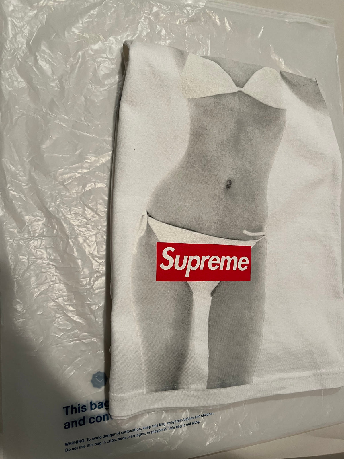 Kate Moss 10th Anniversary T-Shirt (White) [Size: X-Large] (2004)