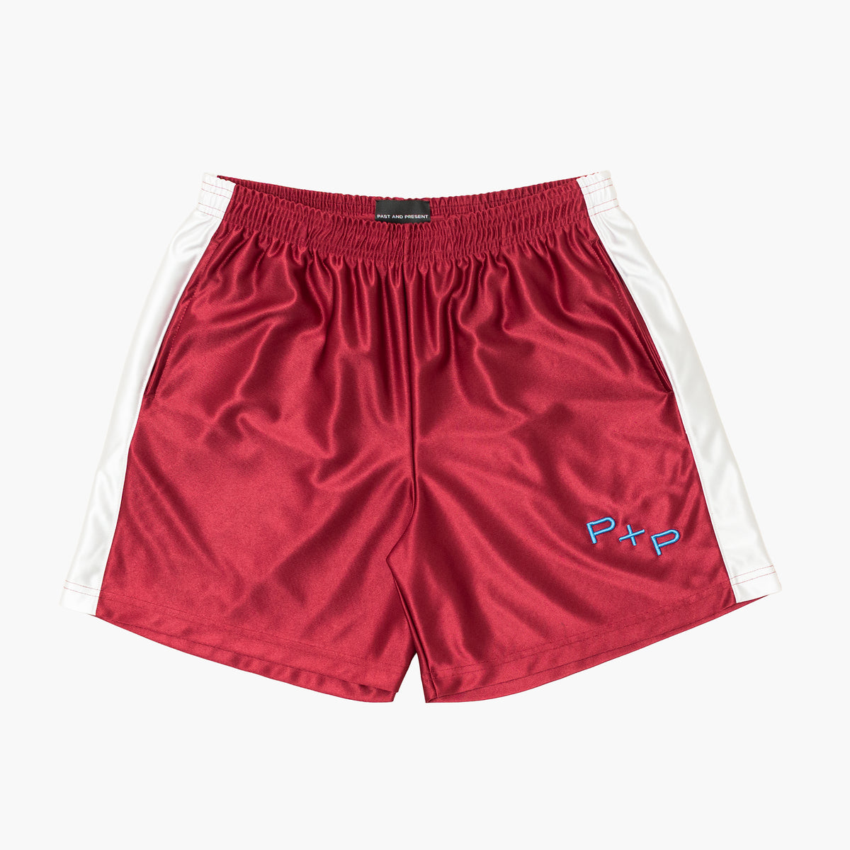 'Monogram' Red Side Stripe Short