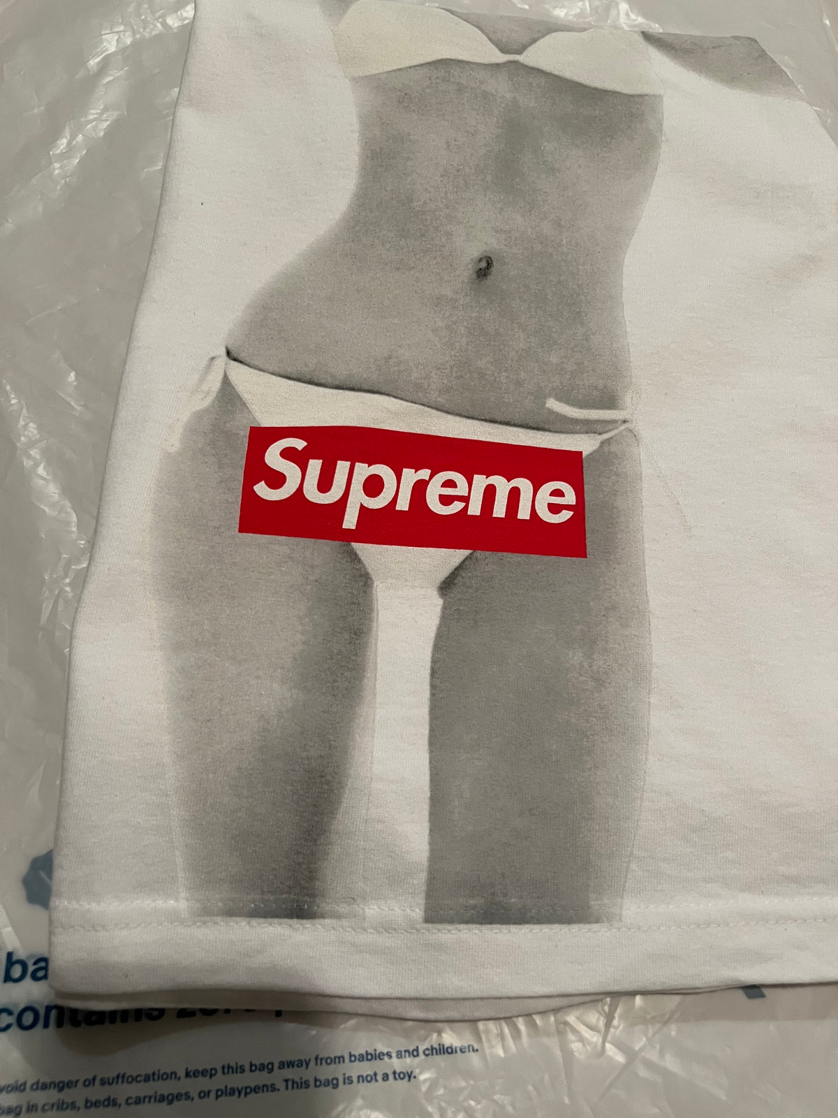 Kate Moss 10th Anniversary T-Shirt (White) [Size: X-Large] (2004)