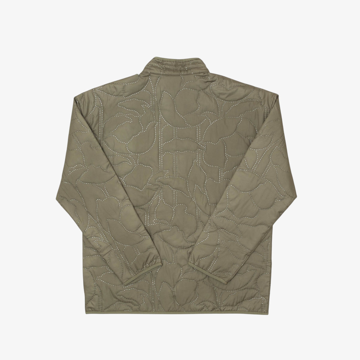 'Olive' Embossed Quarter Zip Pullover (Size: Medium)