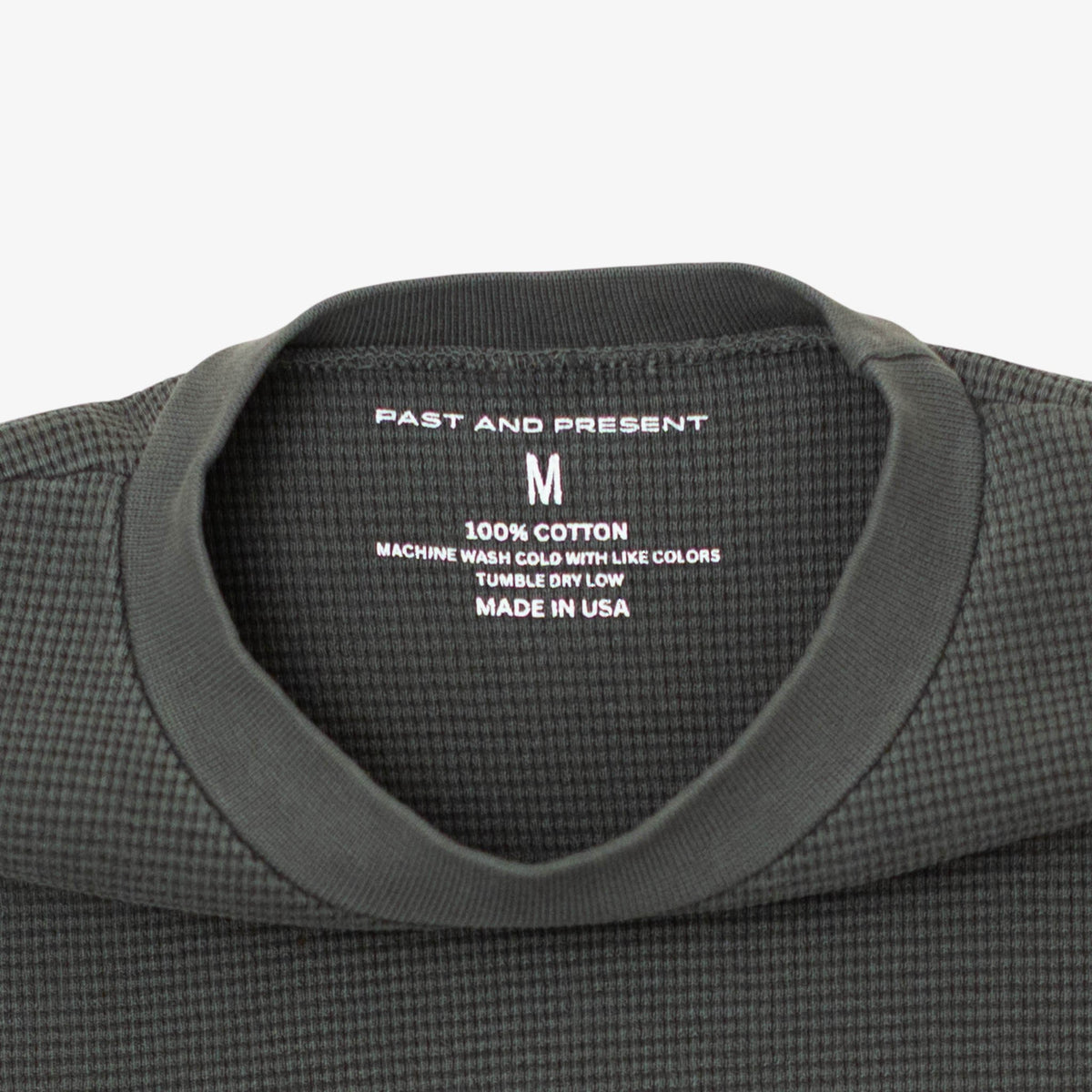 'Main Logo' Thermal Long Sleeve (Vintage Black) [READY TO SHIP]