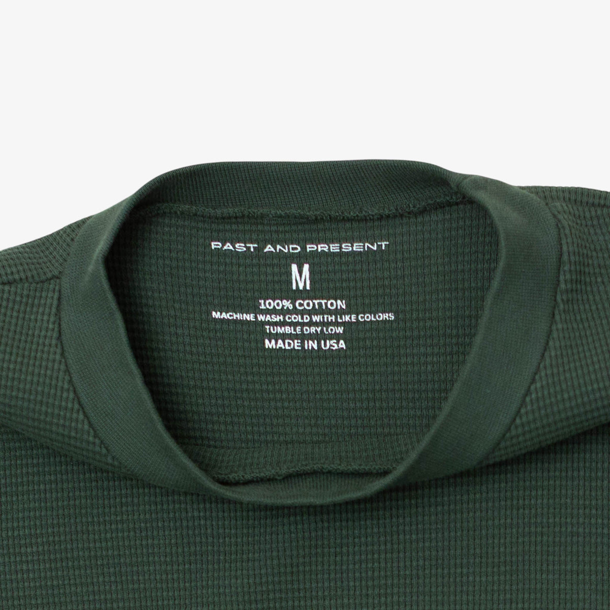 'Main Logo' Thermal Long Sleeve (Green) [READY TO SHIP]