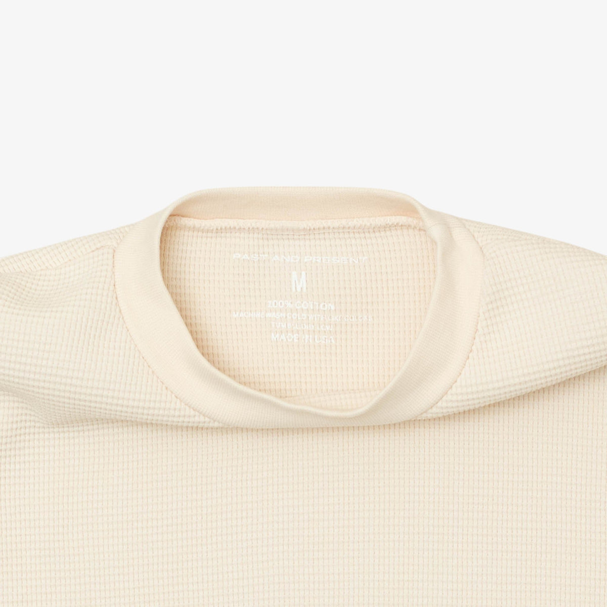 'Main Logo' Thermal Long Sleeve (Cream) [READY TO SHIP]