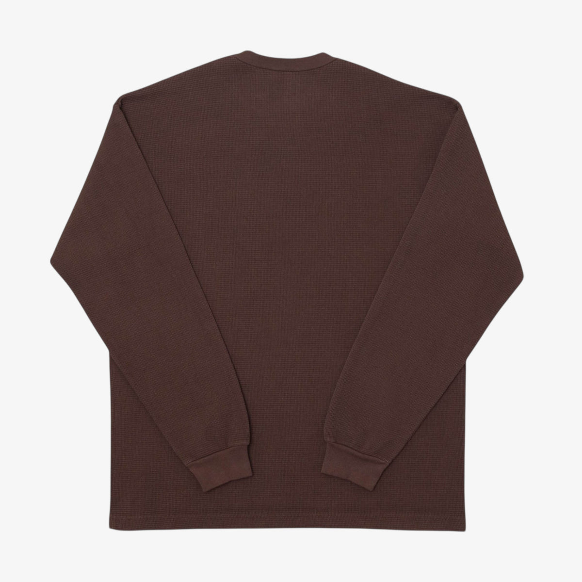 'Main Logo' Thermal Long Sleeve (Brown) [READY TO SHIP]