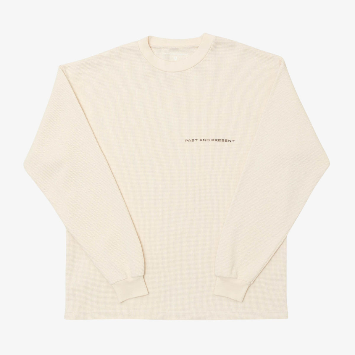 'Main Logo' Thermal Long Sleeve (Cream) [PRE-ORDER] (SHIPS IN 2-3 WEEKS)