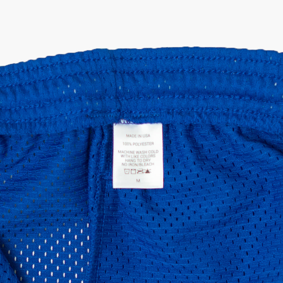 'Monogram' Blue Mesh Short [PRE-ORDER] (SHIPS IN 2-3 WEEKS)