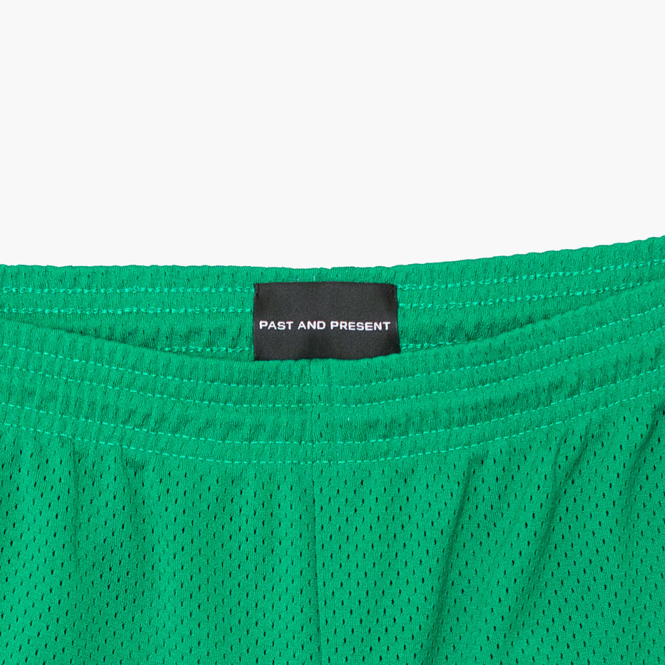 'Monogram' Green Mesh Short [PRE-ORDER] (SHIPS IN 2-3 WEEKS)
