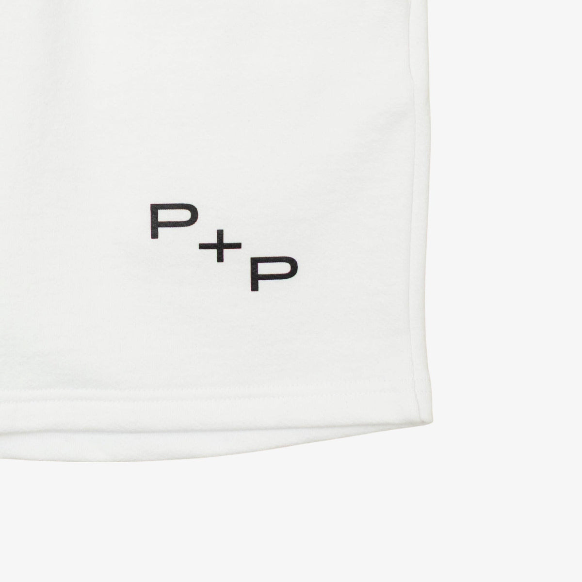 &#39;Monogram&#39; White Sweatshort [PRE-ORDER] (SHIPS IN 2-3 WEEKS)