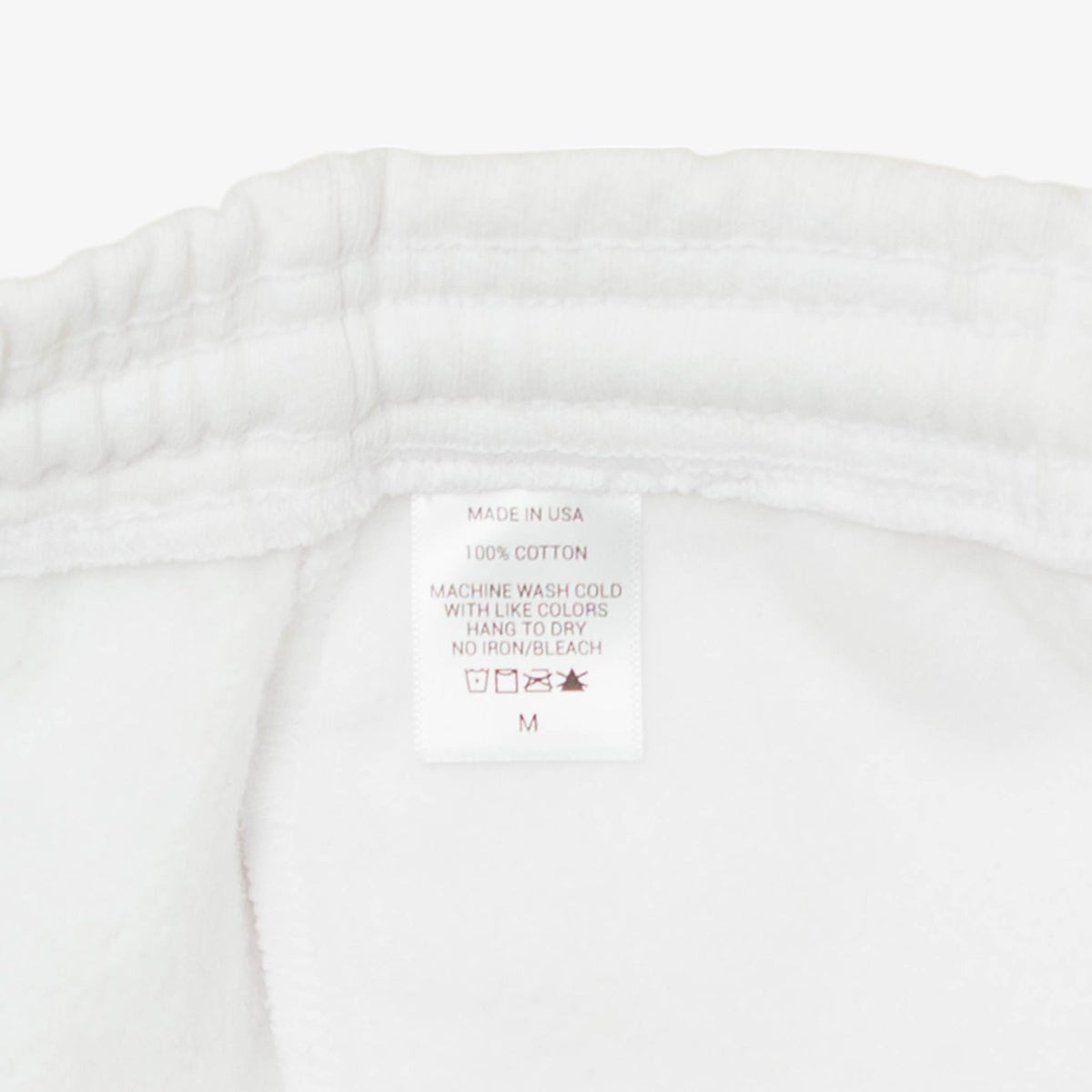 &#39;Monogram&#39; White Sweatshort [PRE-ORDER] (SHIPS IN 2-3 WEEKS)