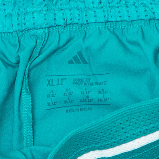 'Pure Teal' Crazylite Shorts With Knit Details [Size: X-Large]