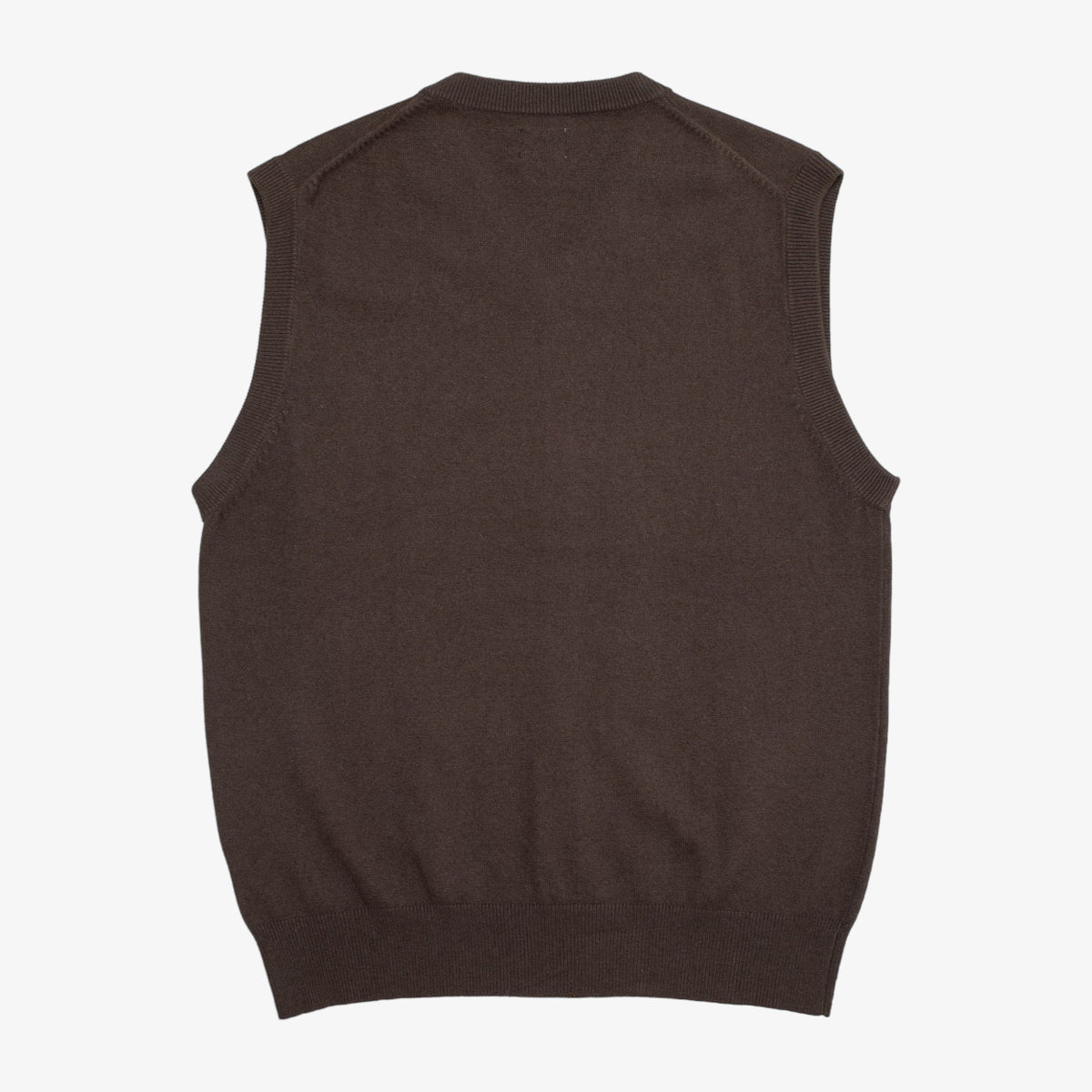 &#39;Brown&#39; Knit Golf Vest [Size: Medium]