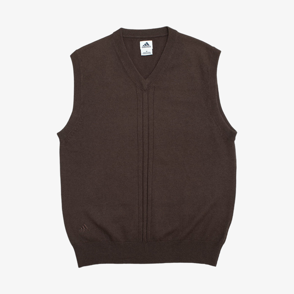 &#39;Brown&#39; Knit Golf Vest [Size: Medium]