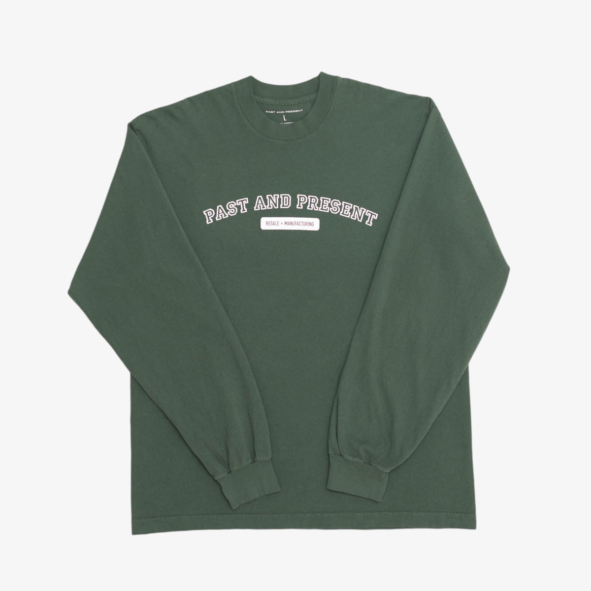 &#39;Alumni&#39; Pine Green Long Sleeve T-Shirt [READY TO SHIP]