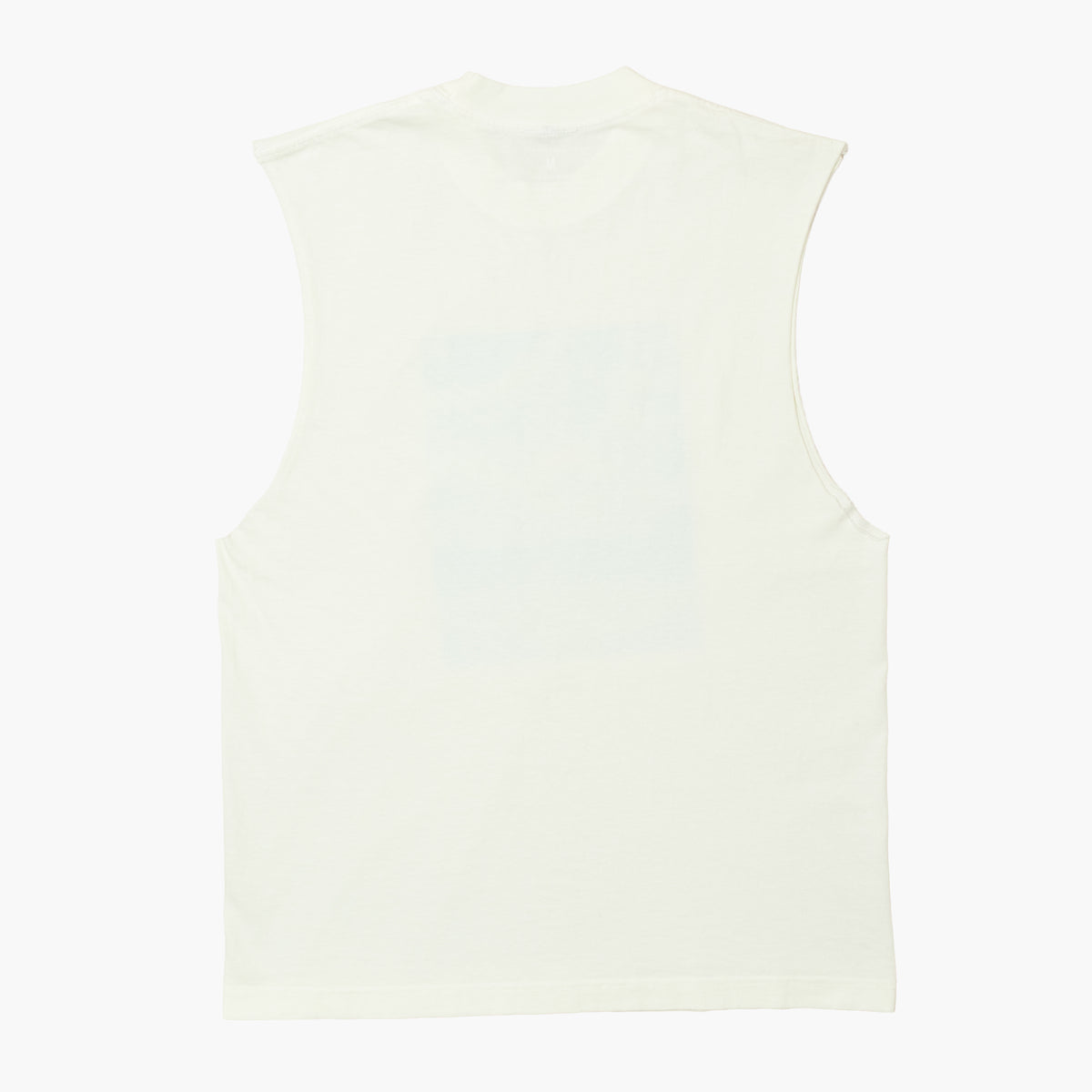 'Summer View' No Sleeve Shirt (Vintage White)