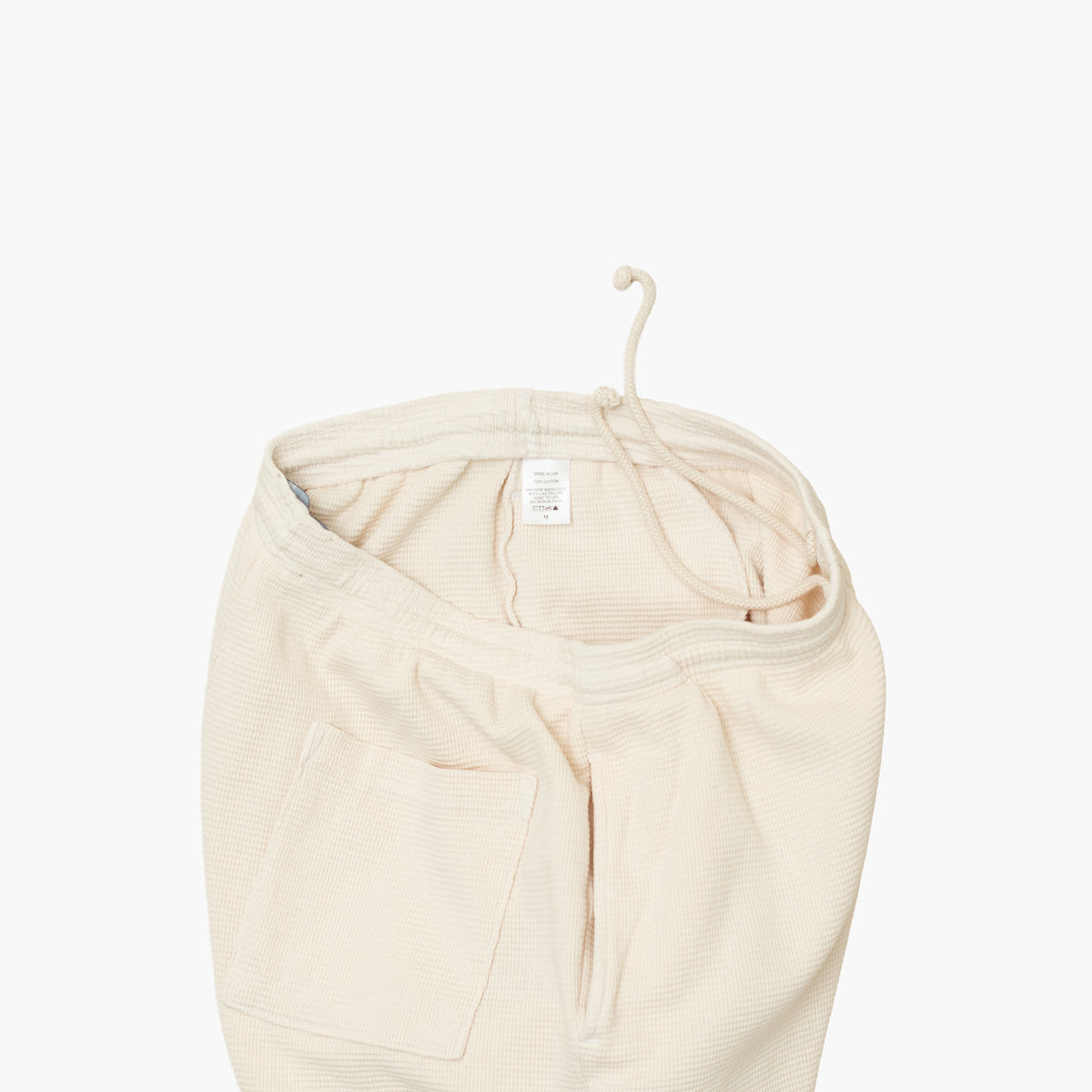 'Monogram' Beige Thermal Short