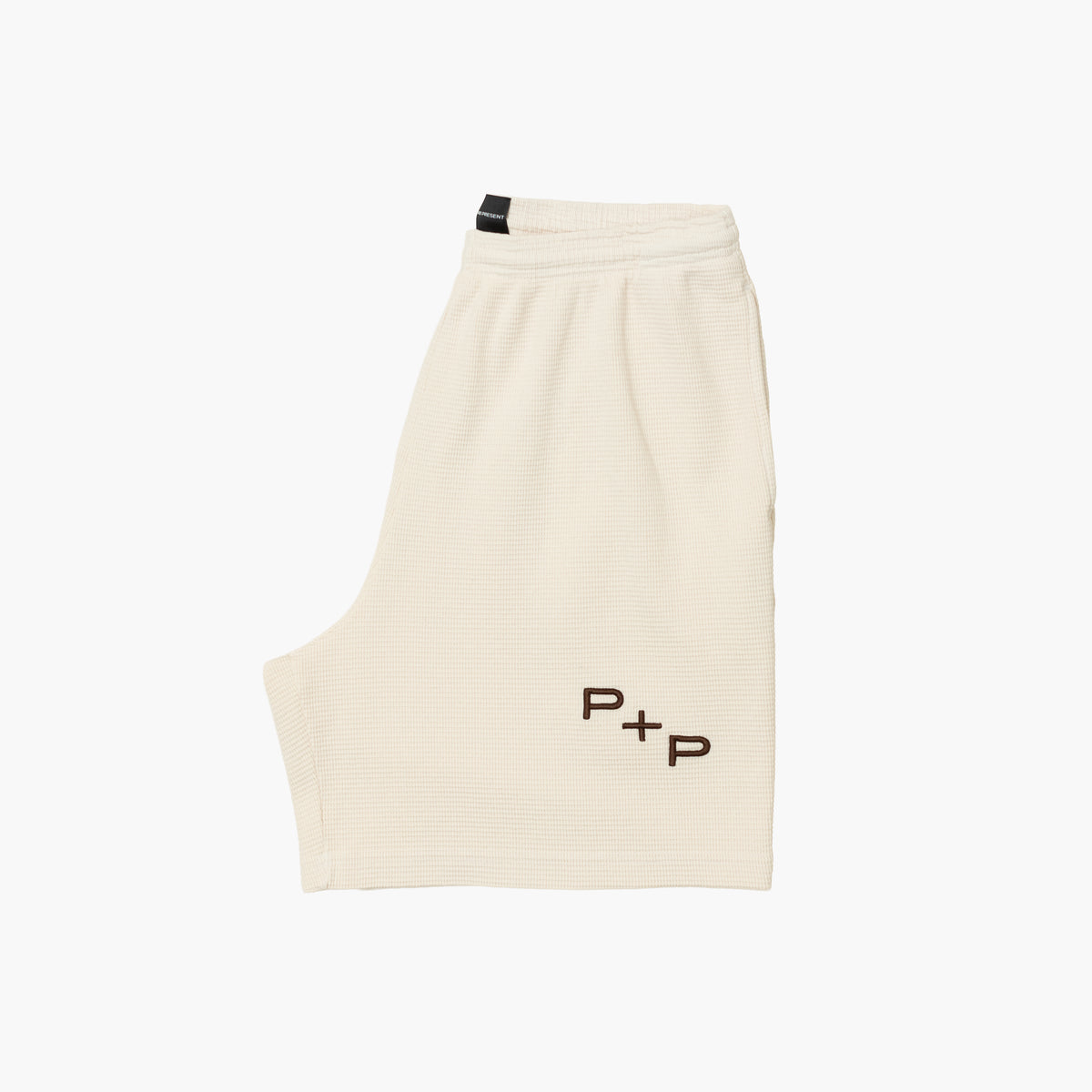 'Monogram' Beige Thermal Short