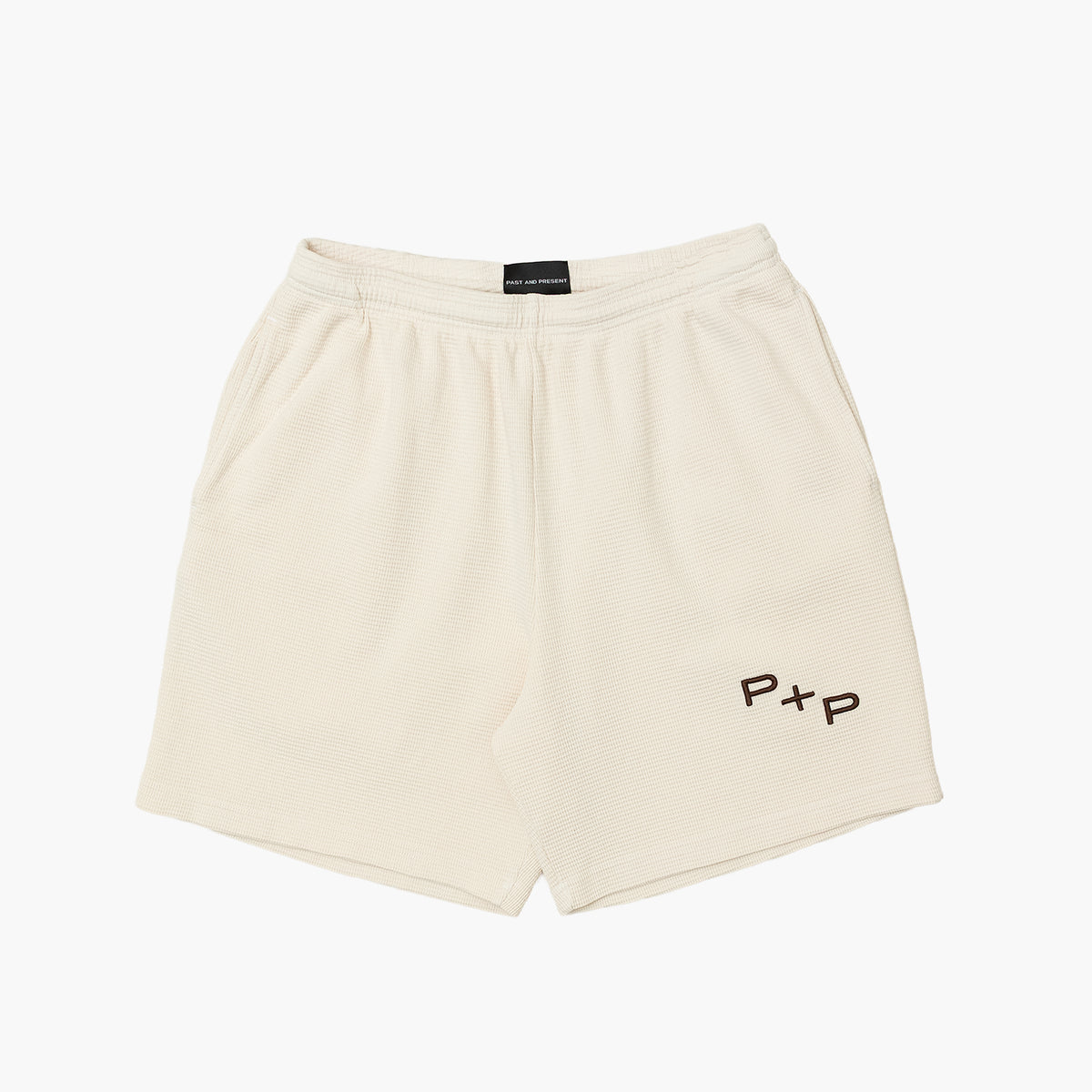 'Monogram' Beige Thermal Short