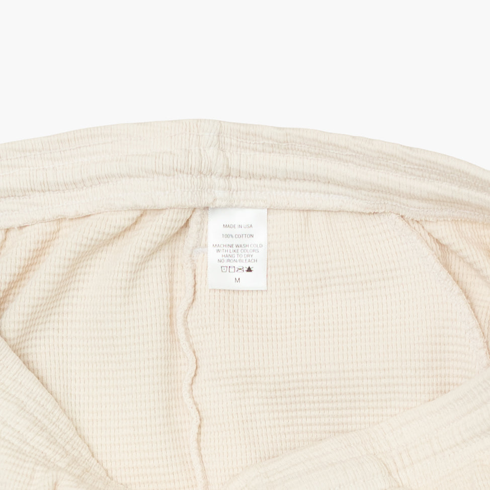 'Monogram' Beige Thermal Short