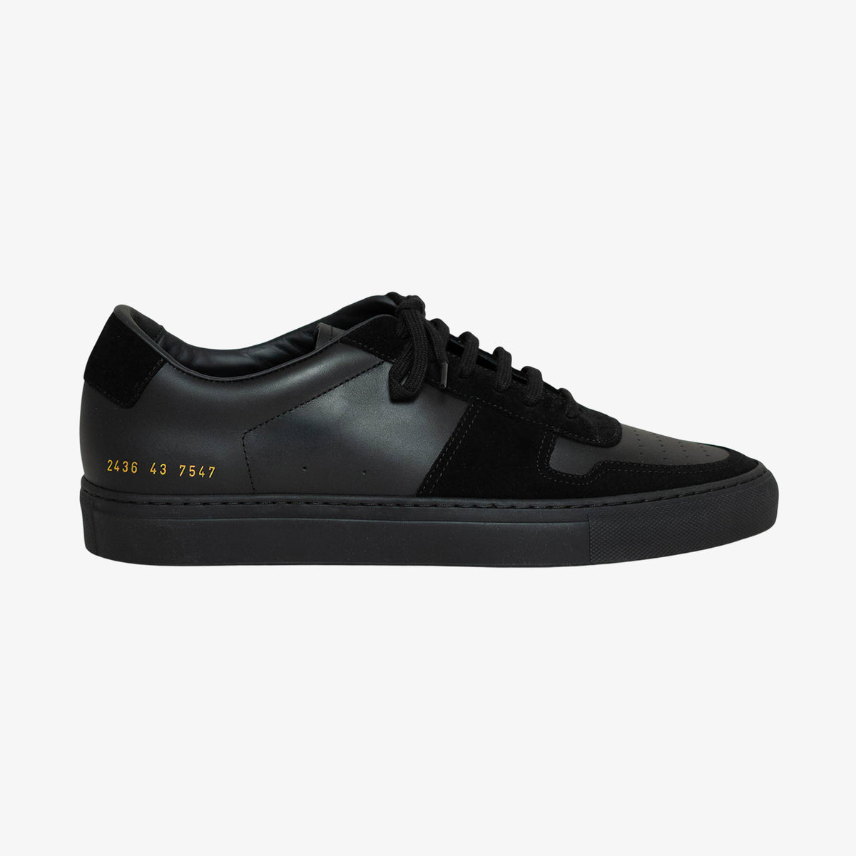 'Black' BBall Low Leather/Suede [Size: 10 US/43 EU]