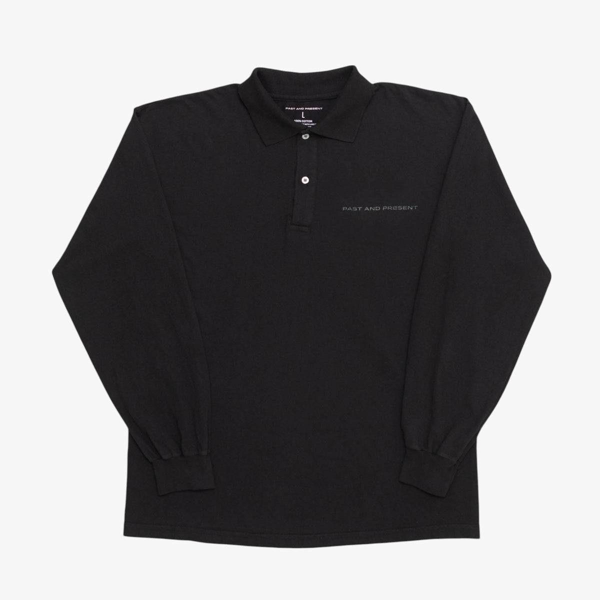 Polo Long Sleeve Shirt (Black/Black) [READY TO SHIP] *BLACK FRIDAY EXCLUSIVE*