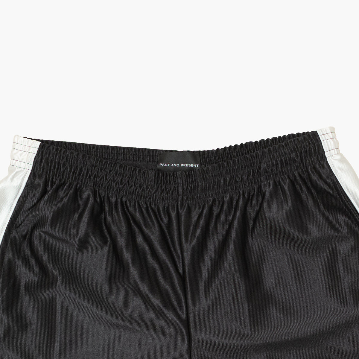 'Monogram' Black Side Stripe Short