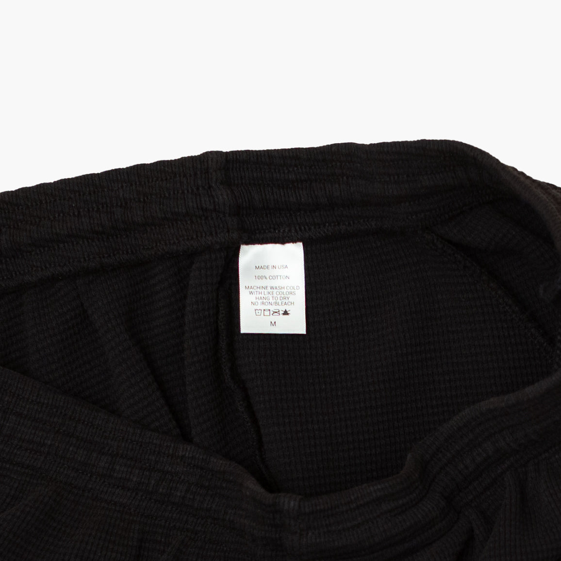 'Monogram' Black Thermal Short