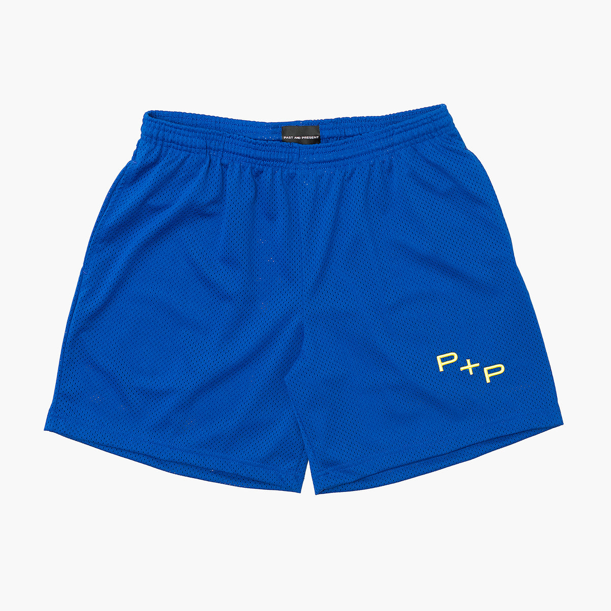 'Monogram' Blue Mesh Short [READY TO SHIP]