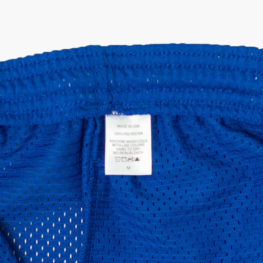 'Monogram' Blue Mesh Short [READY TO SHIP]