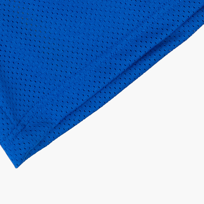 'Monogram' Blue Mesh Short [PRE-ORDER] (SHIPS IN 2-3 WEEKS)