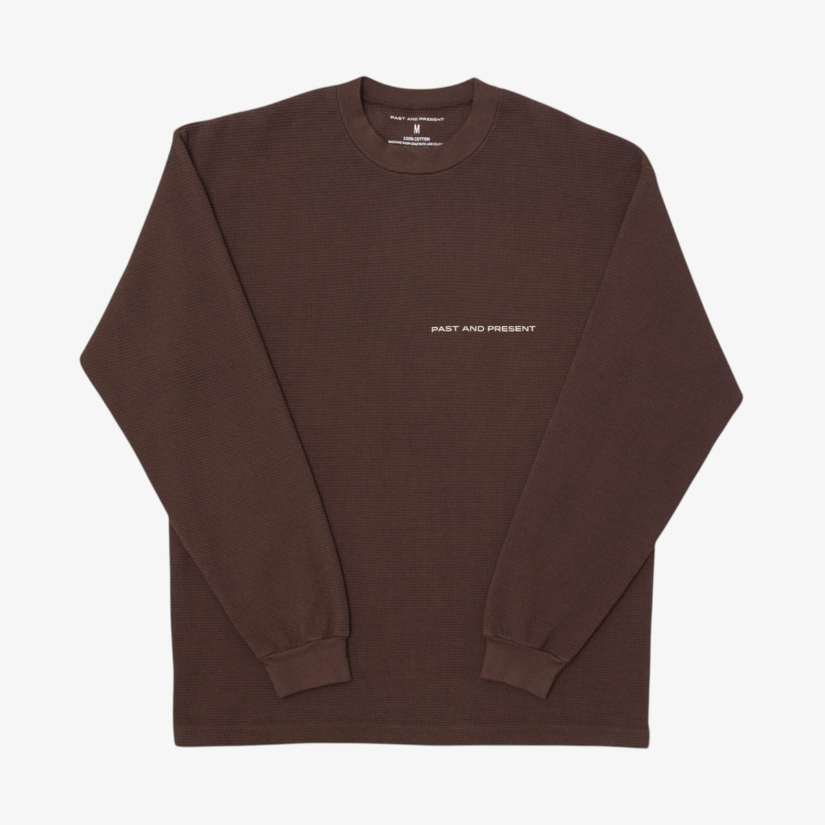 'Main Logo' Thermal Long Sleeve (Brown) [READY TO SHIP]