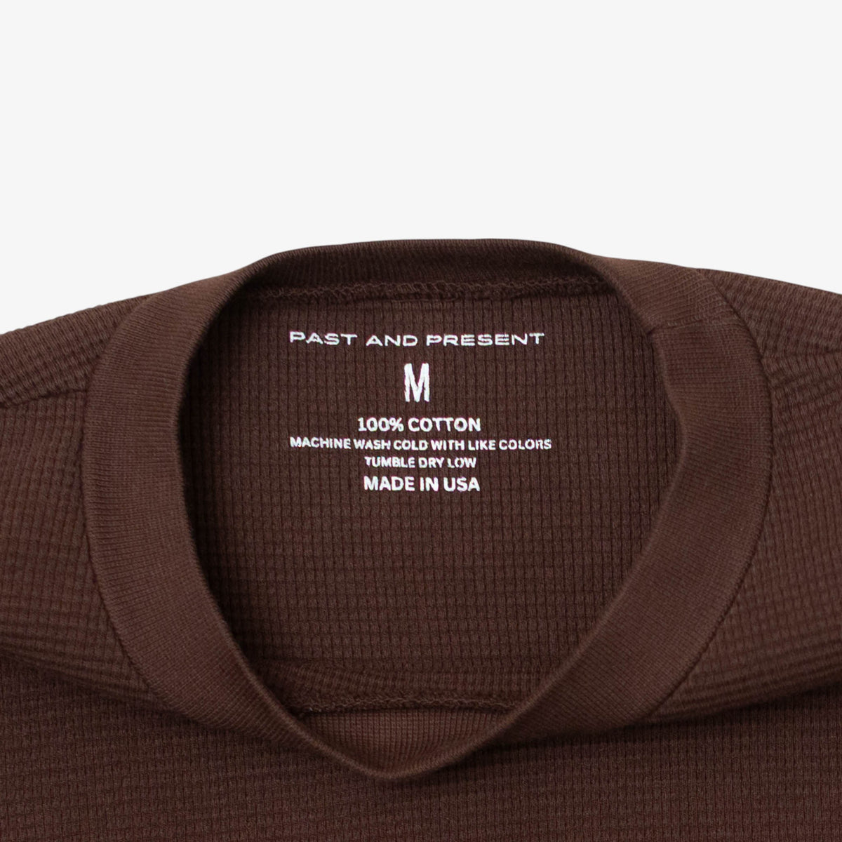 'Main Logo' Thermal Long Sleeve (Brown) [READY TO SHIP]