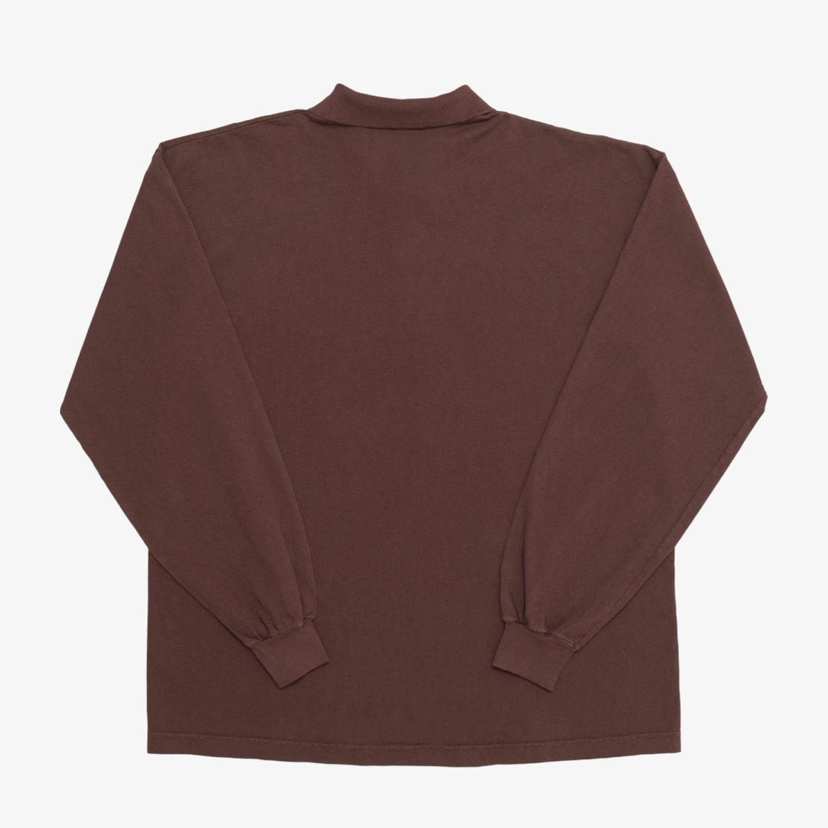 Polo Long Sleeve Shirt (Brown) [READY TO SHIP]