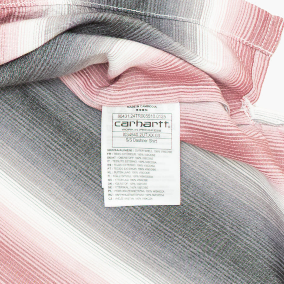 'Dashner' Striped Short Sleeve Shirt [Size: X-Large]