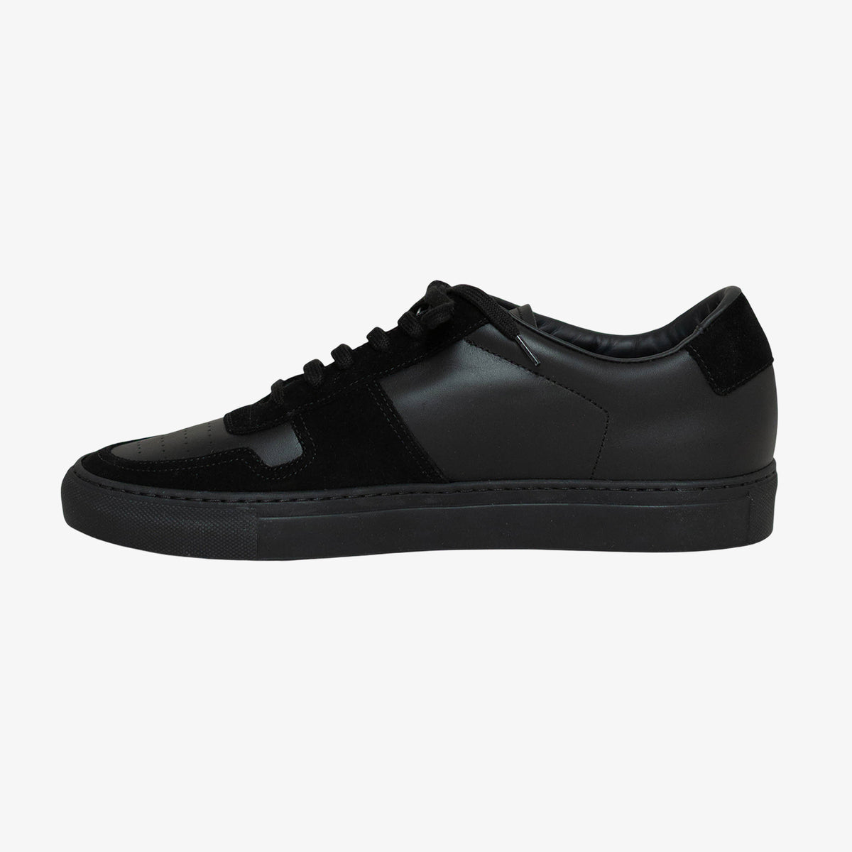 'Black' BBall Low Leather/Suede [Size: 10 US/43 EU]