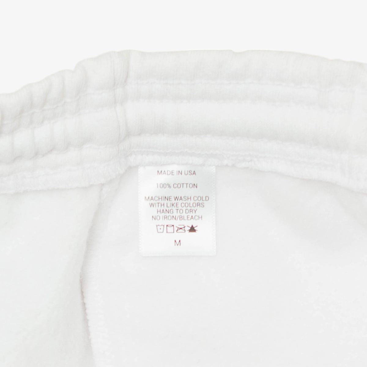 &#39;Monogram&#39; White Sweatshort [READY TO SHIP]