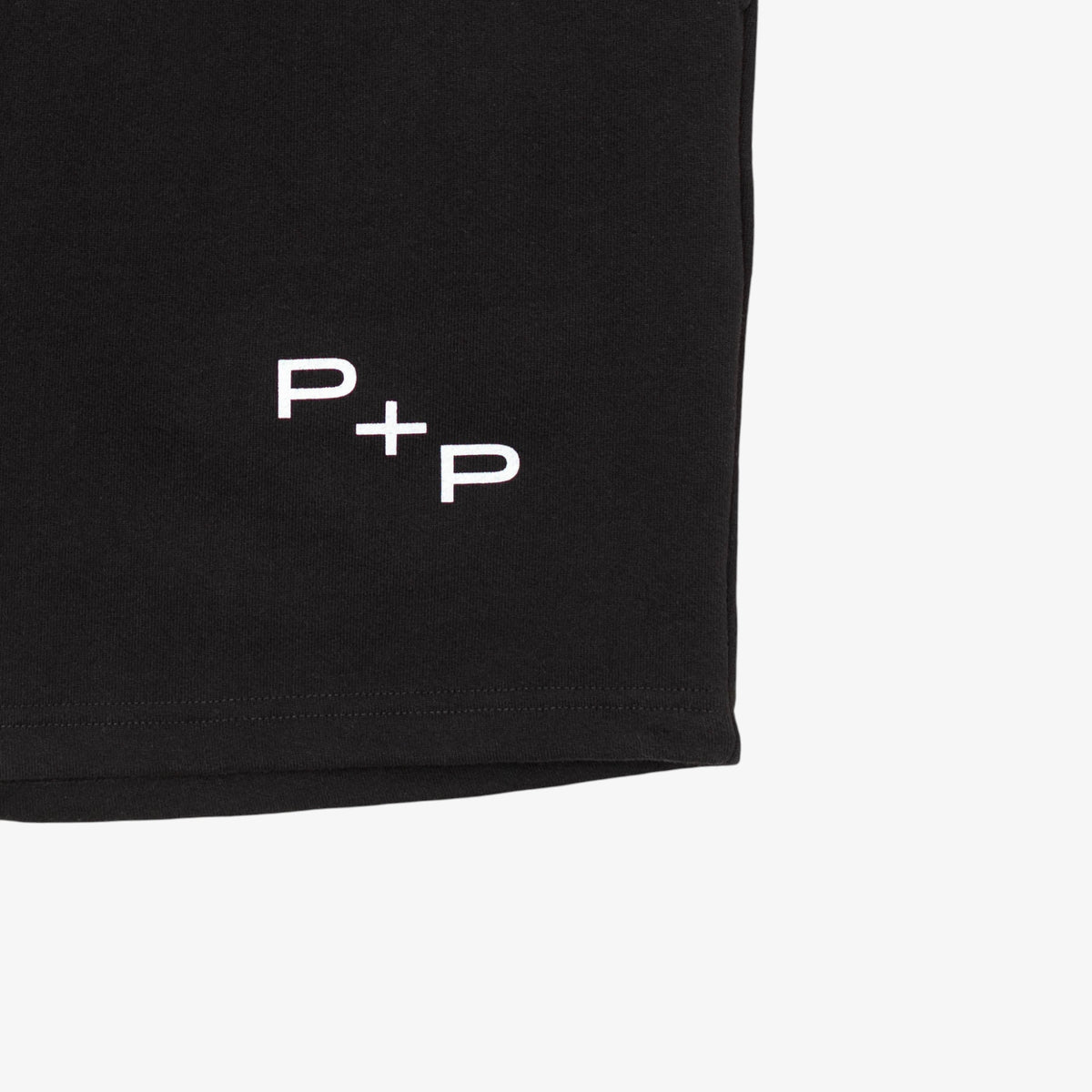 &#39;Monogram&#39; Black Sweatshort [READY TO SHIP]