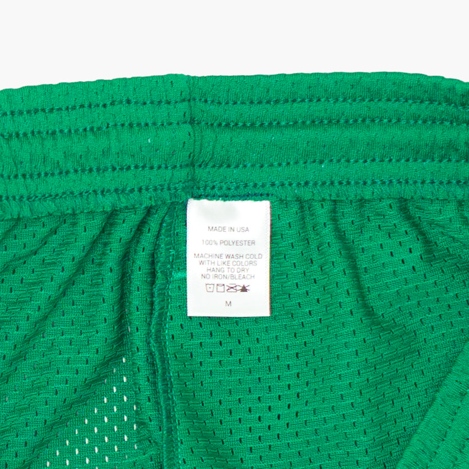 'Monogram' Green Mesh Short [READY TO SHIP]