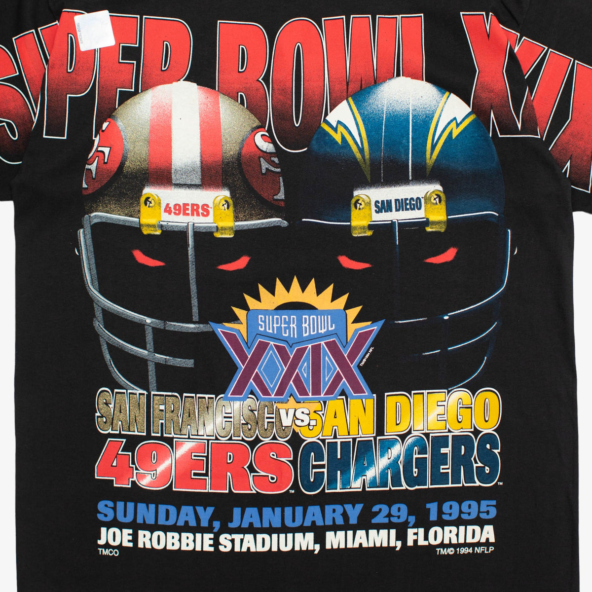 49ers Vs. Chargers Superbowl XXIX T-Shirt [Size: X-Large]