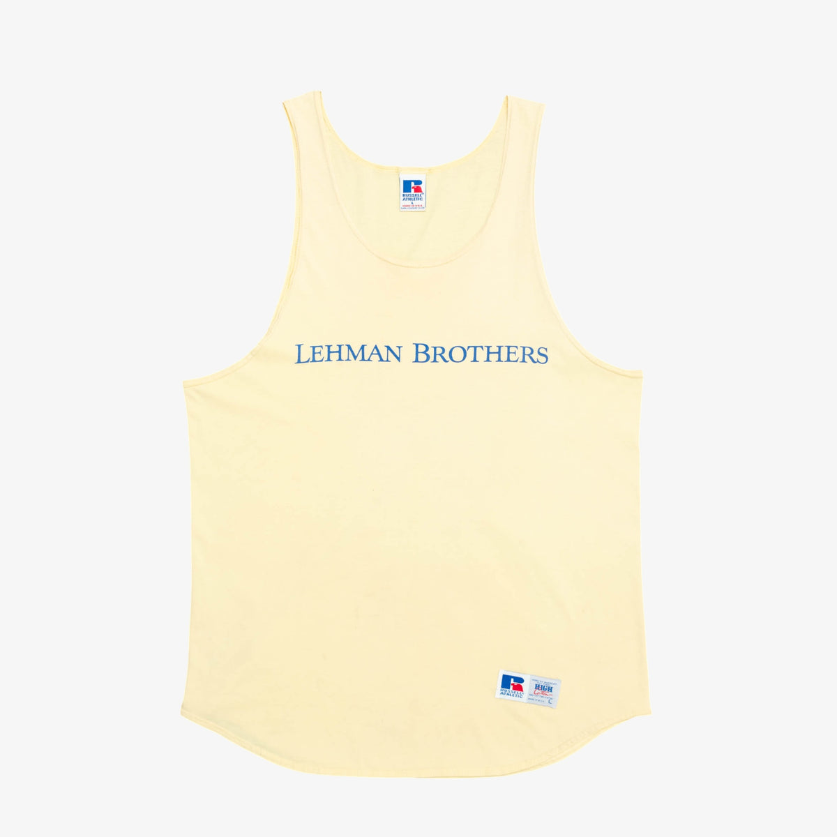 Lehman Brothers No Sleeve Shirt (Yellow) [Size: Large]