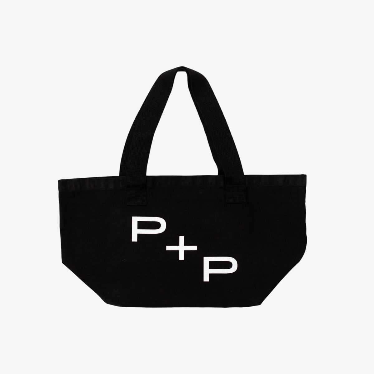 ‘Monogram’ Medium Tote Bag (Black)