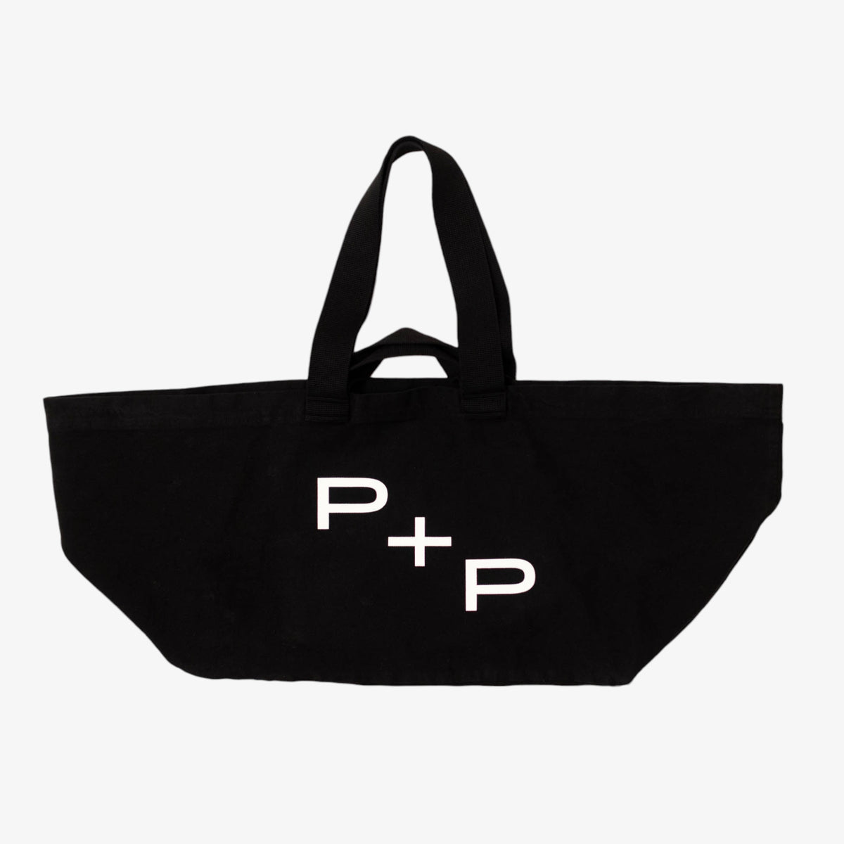 ‘Monogram’ Large Tote Bag (Black)