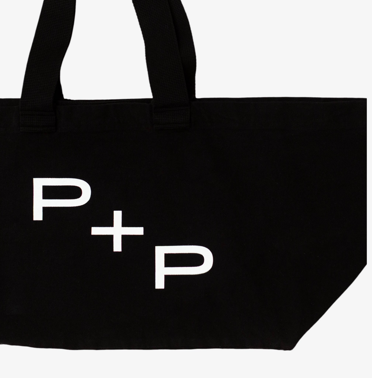 ‘Monogram’ Large Tote Bag (Black)