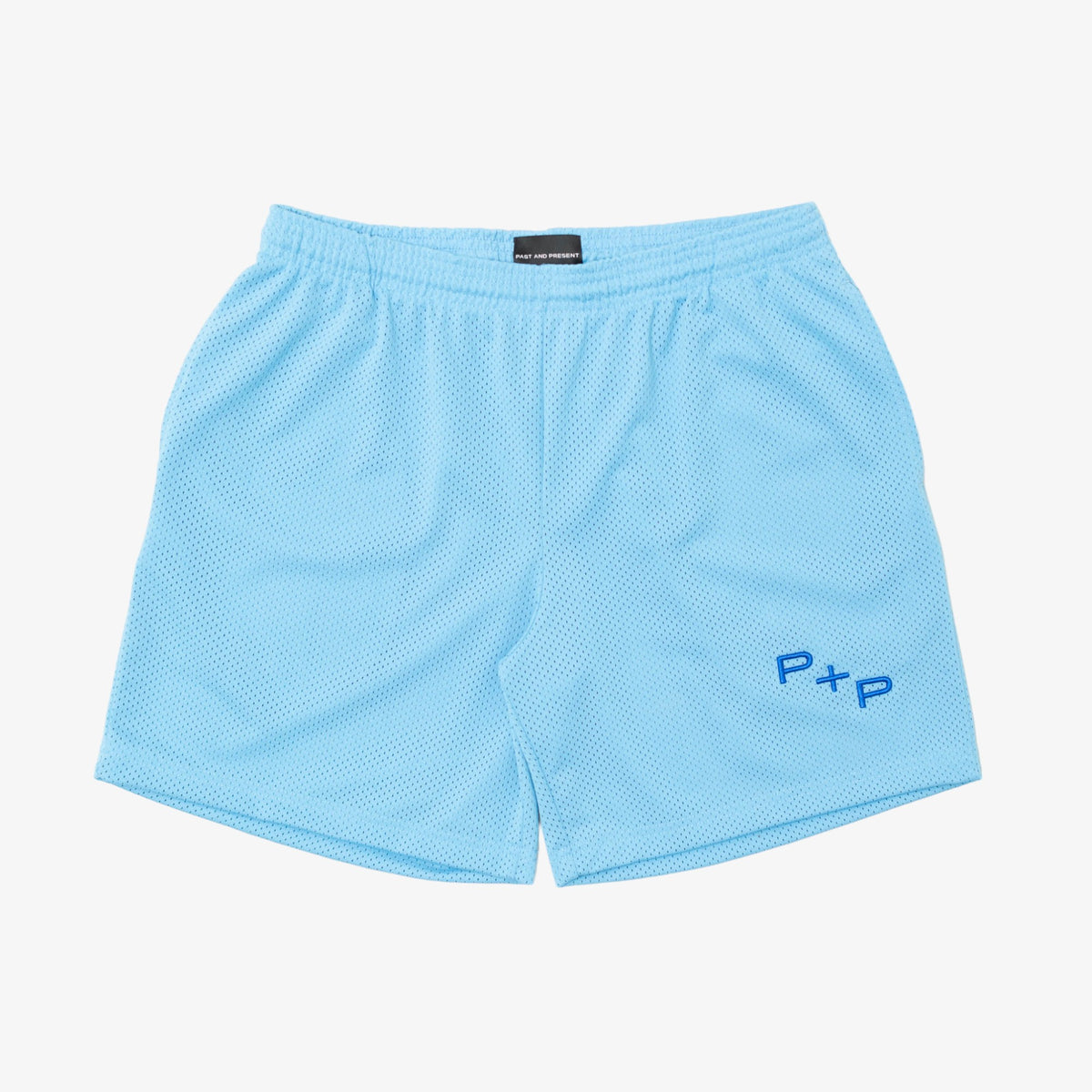 &#39;Monogram&#39; Light Blue Mesh Short [READY TO SHIP]