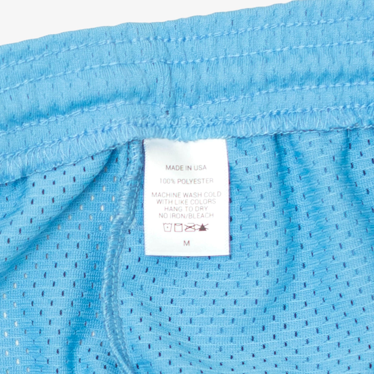 &#39;Monogram&#39; Light Blue Mesh Short [READY TO SHIP]