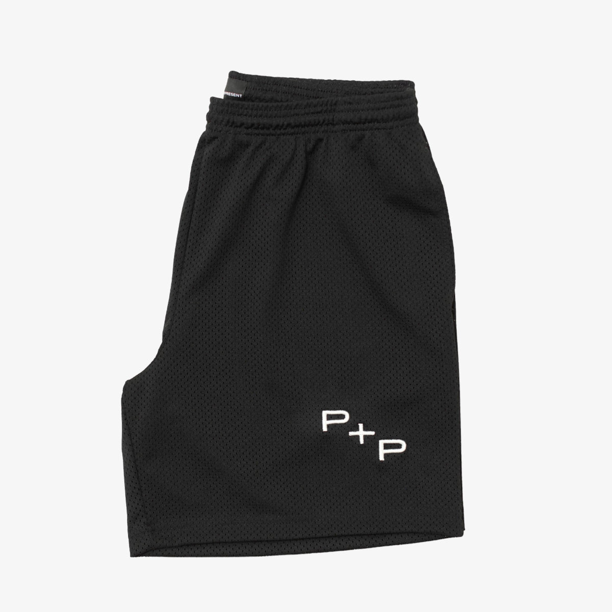 &#39;Monogram&#39; Black Mesh Short [PRE-ORDER] (SHIPS IN 2-3 WEEKS)