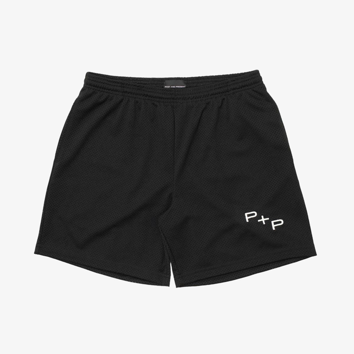 &#39;Monogram&#39; Black Mesh Short [READY TO SHIP]