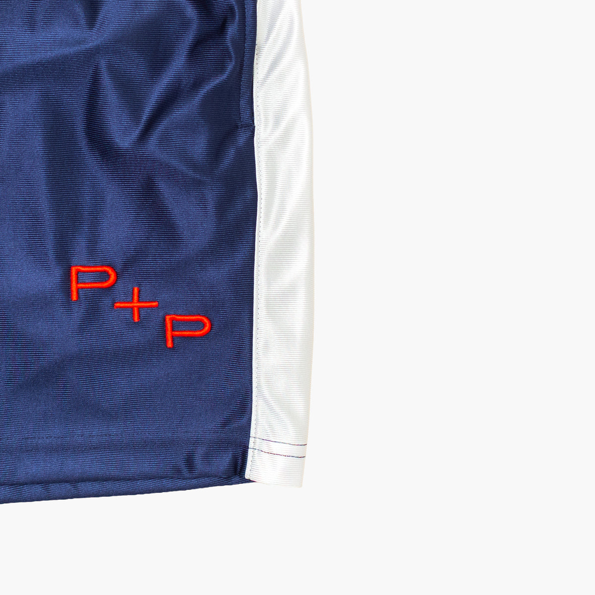 'Monogram' Blue Side Stripe Short